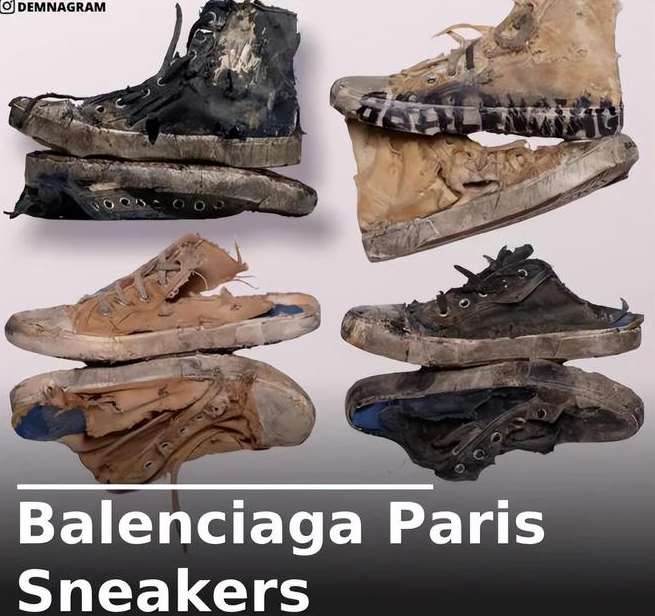 巴黎世家推出这款“特别破旧”的运动鞋，价格为1850美元